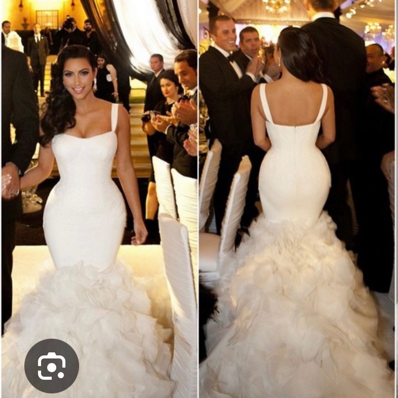 Vera Wang Kim Kardashian Dress